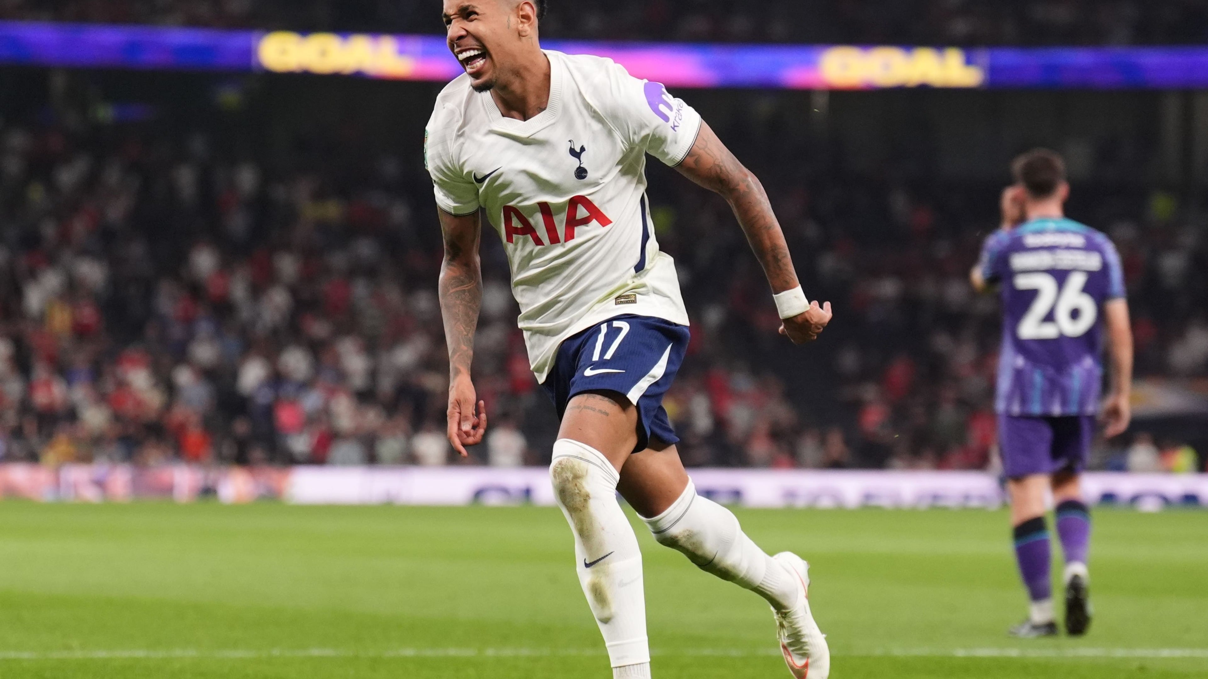 Savio scores from bench on debut as Tottenham thrash Charlton in Carabao Cup
