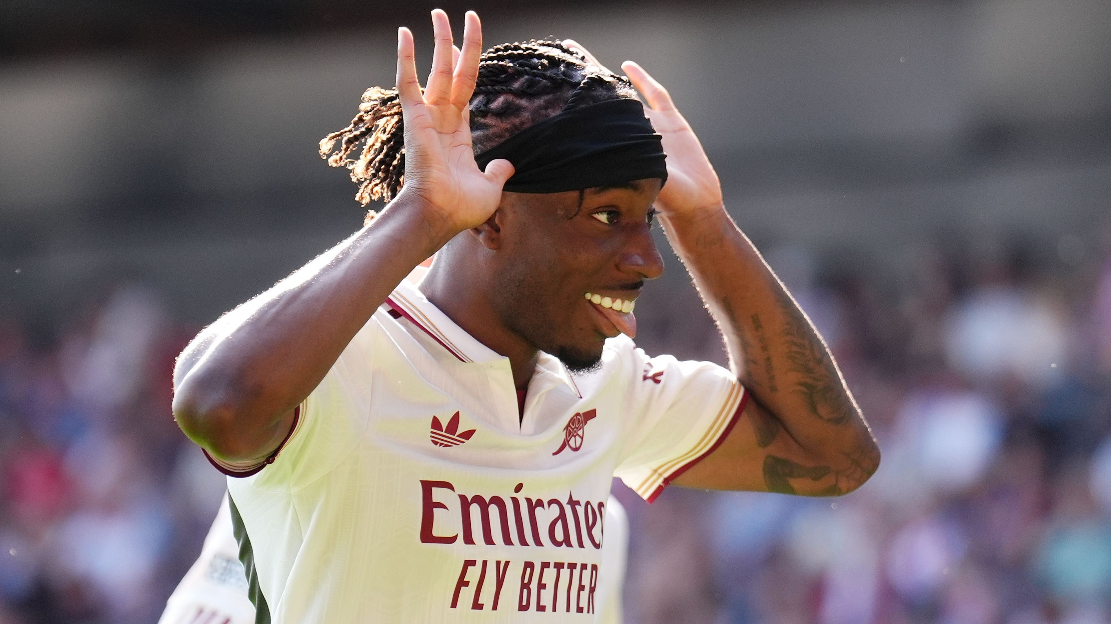 Noni Madueke says pressure remains on Arsenal ahead of Champions League final