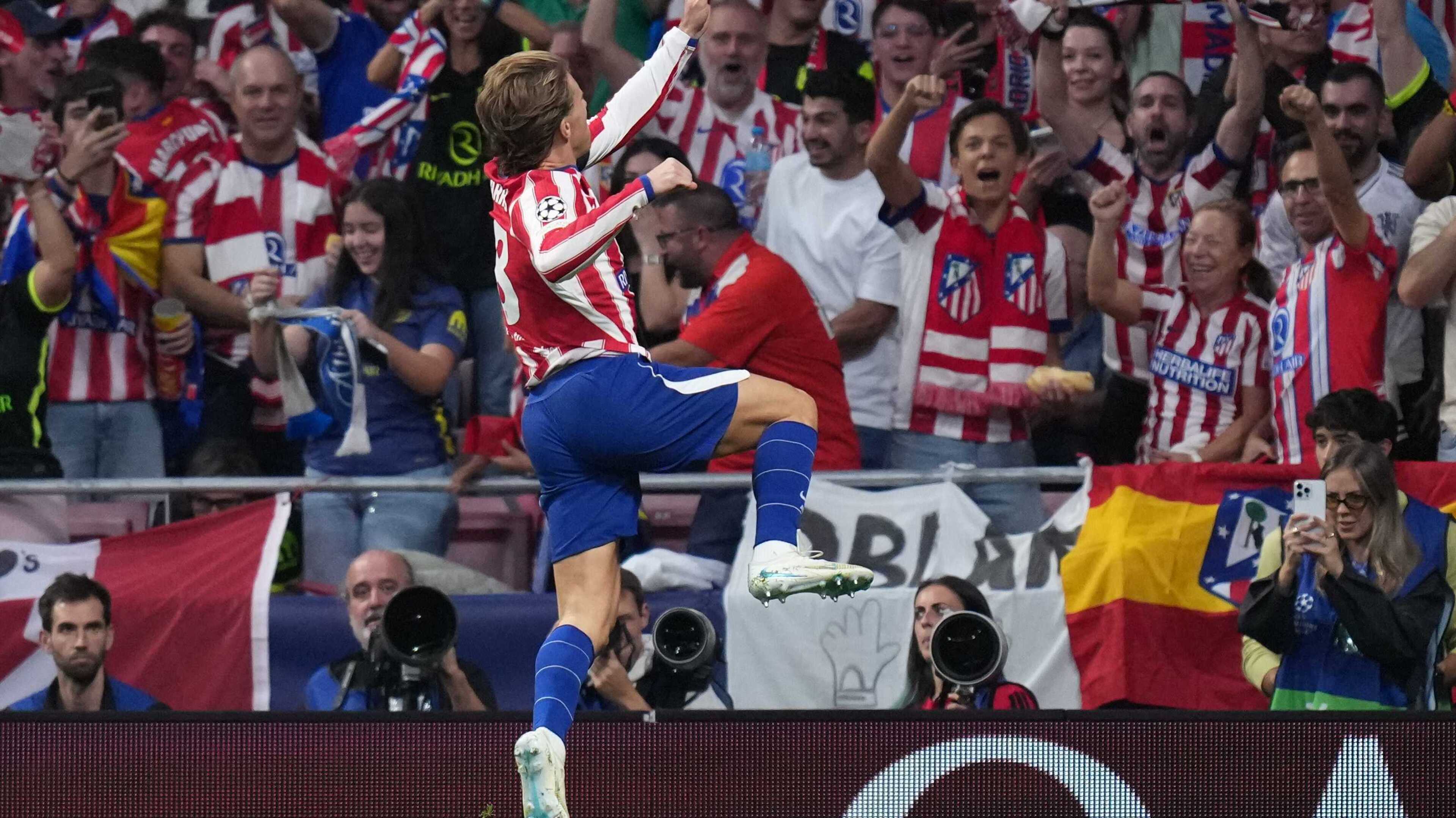 Pressure on Michael Carrick grows as 10-man Man Utd beaten at Atletico Madrid