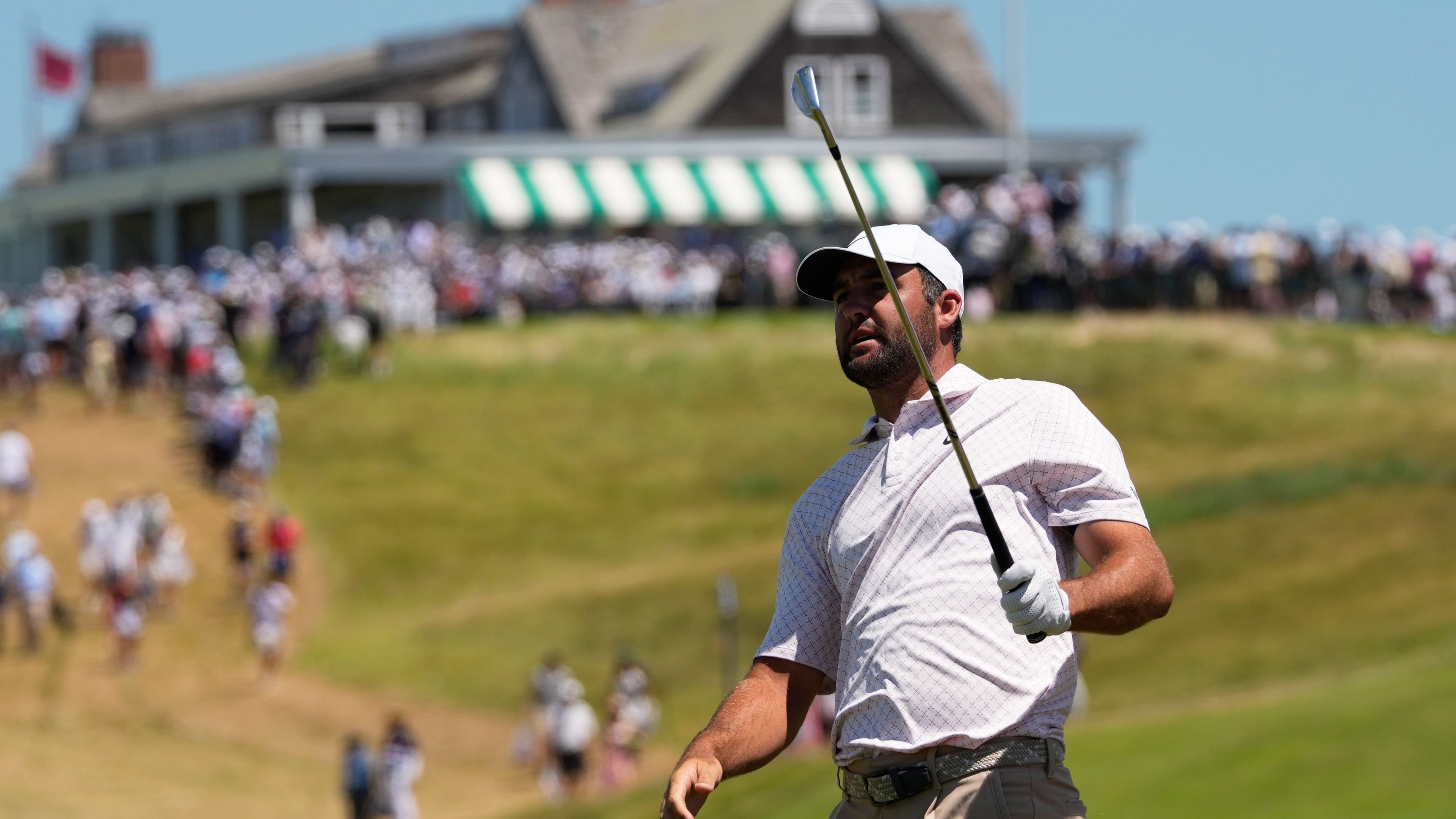 Scottie Scheffler grand slam hopes intact but Wyndham Clark dominates at US Open