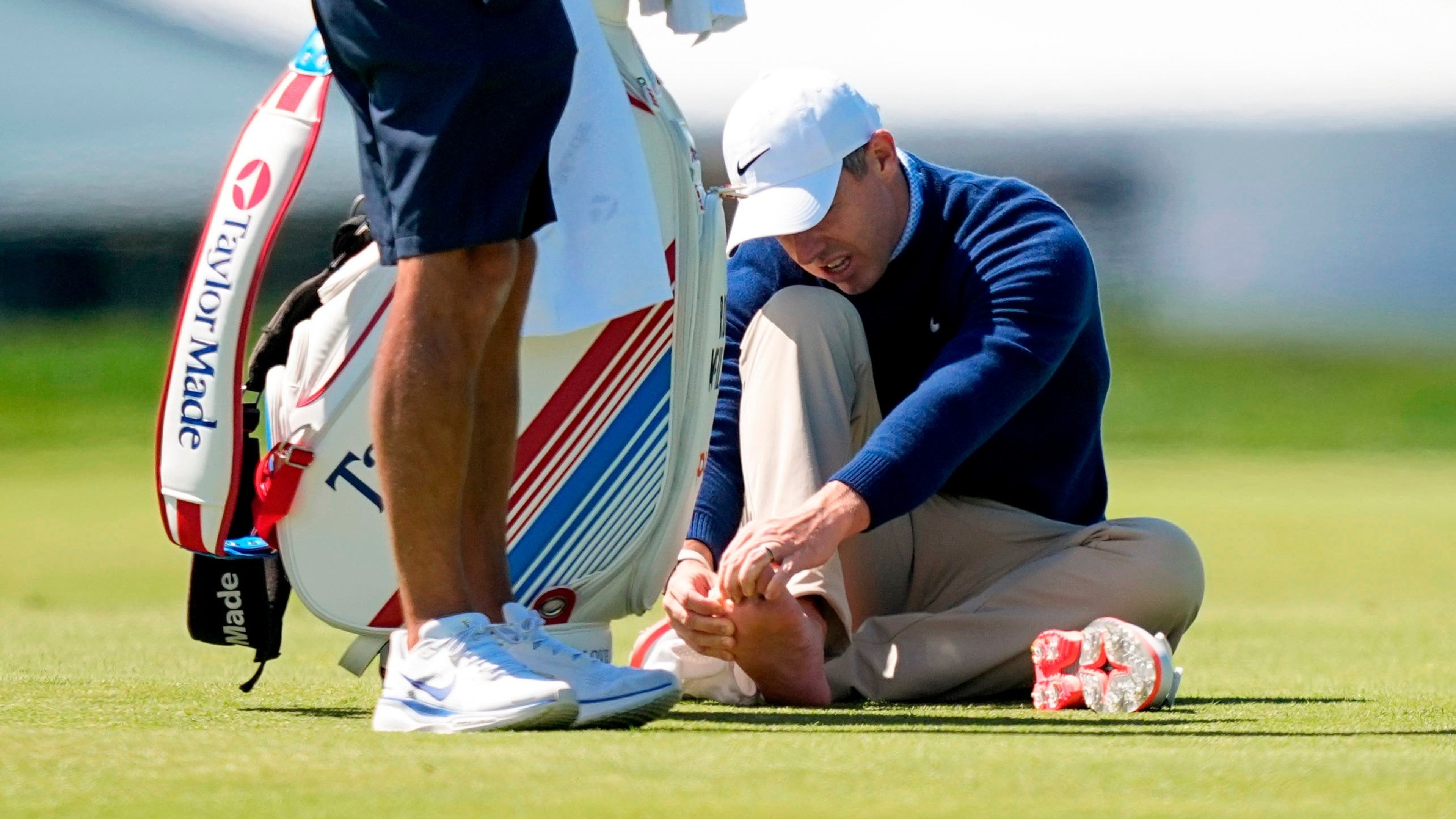 Rory McIlroy troubled by foot problem in US PGA Championship practice