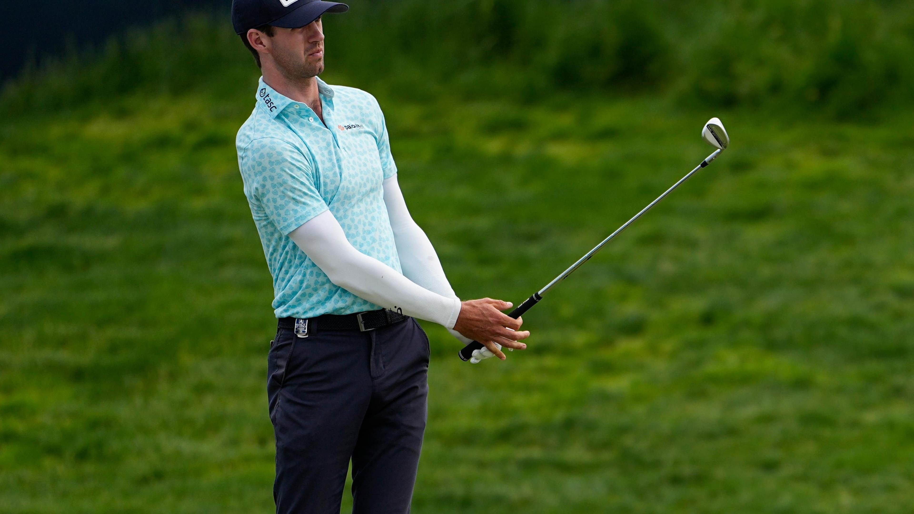 Alex Smalley tees off at US PGA under pressure from major champions