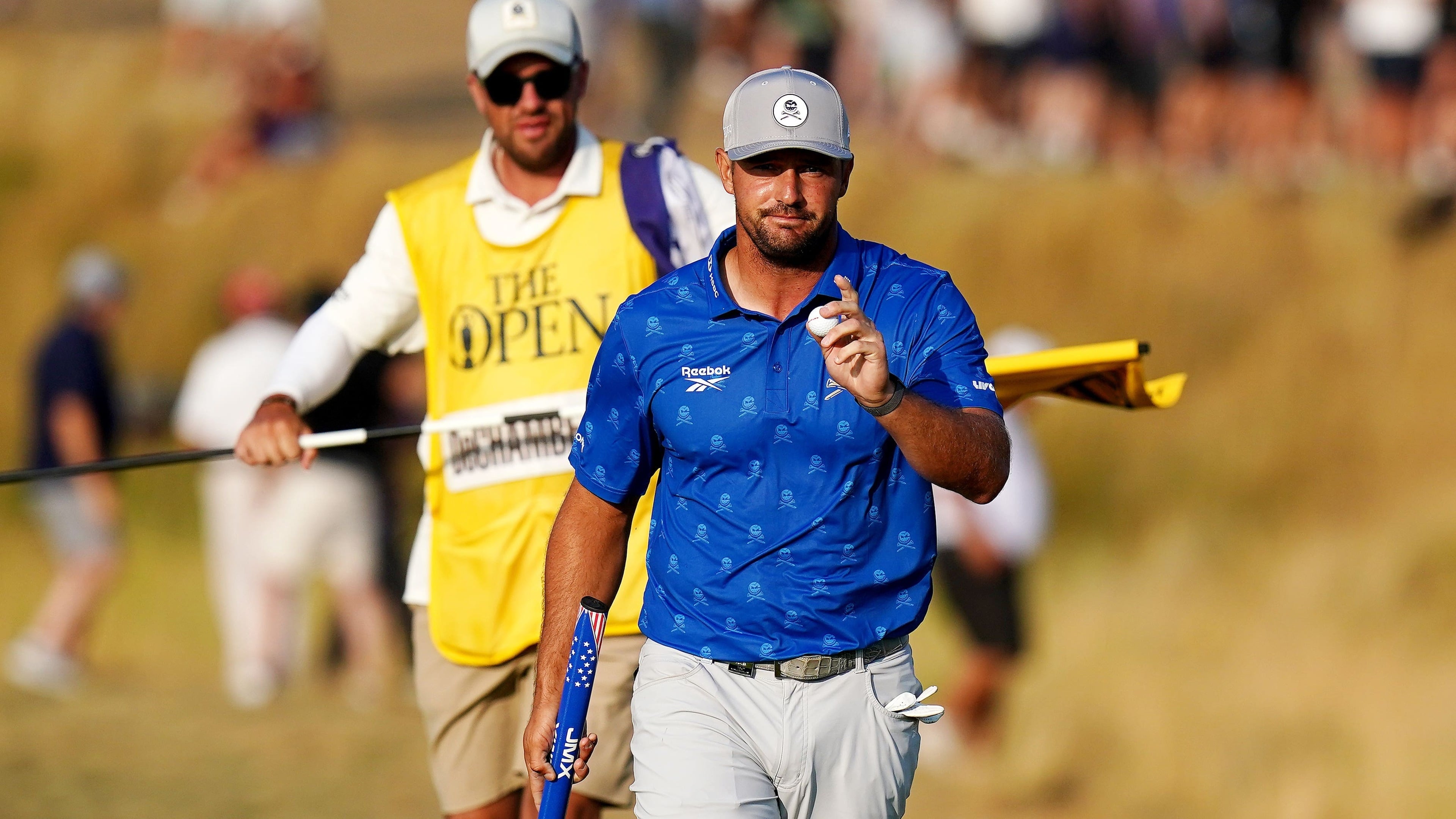 DeChambeau returns to The Open course after rules controversy over stance change