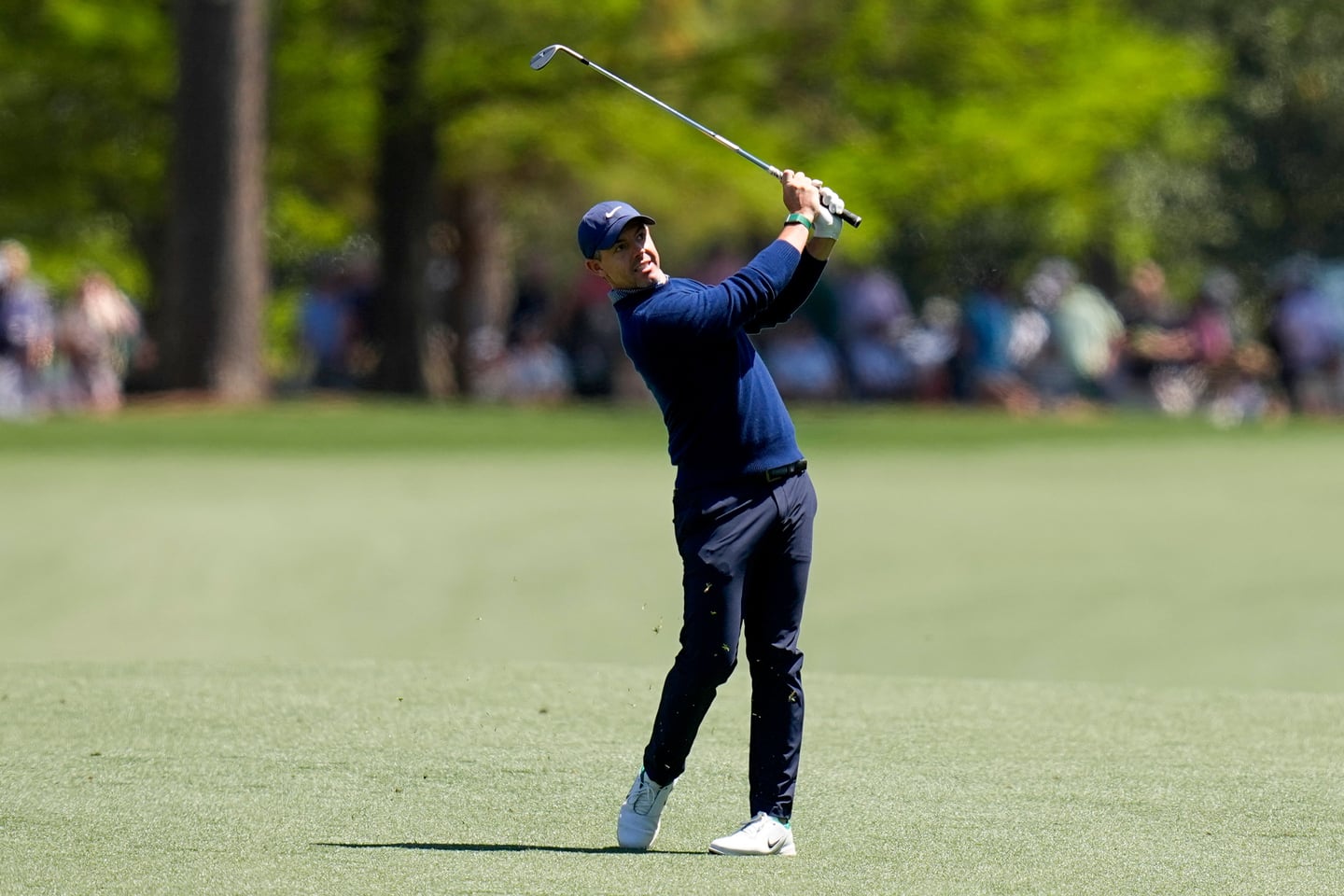 I can't get ahead of myself': Rory McIlroy cool on back-to-back Masters  hopes as defending champion holds share of early lead | Belfast Telegraph
