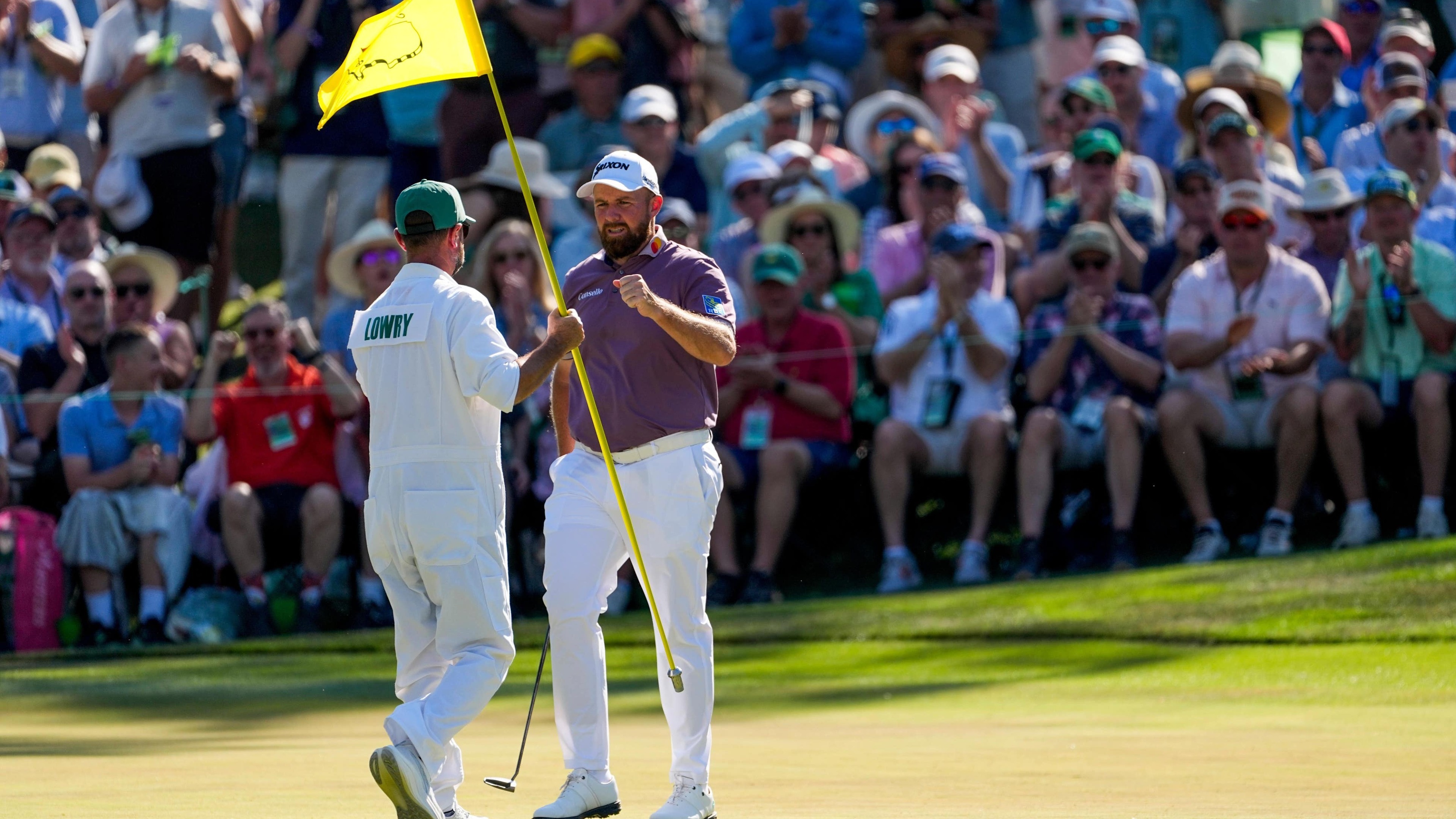 ‘Wild’ ace helps Shane Lowry stay in Masters contention with slice of history