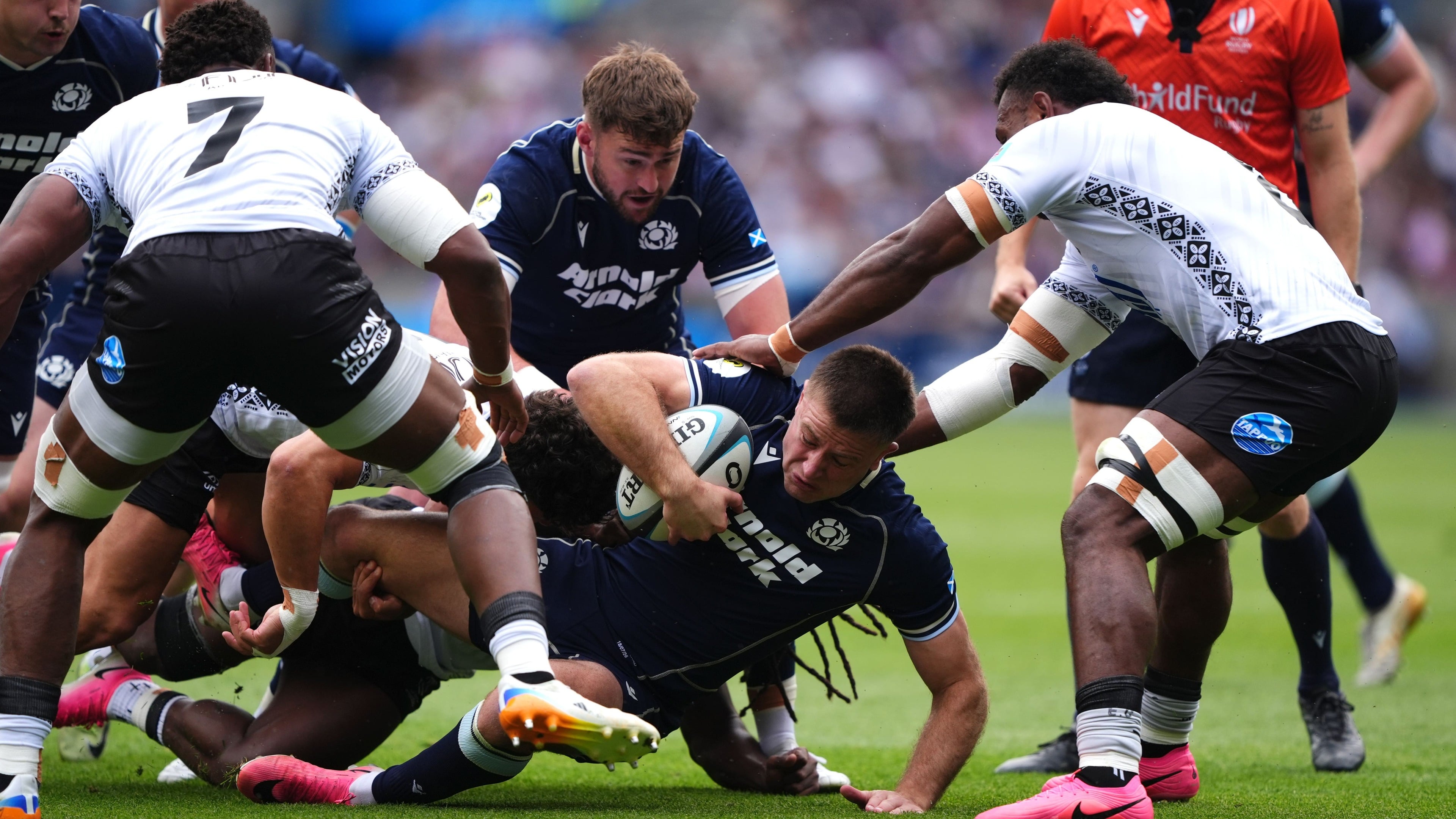 Scotland stage comeback against Fiji as Jamie Dobie scores twice